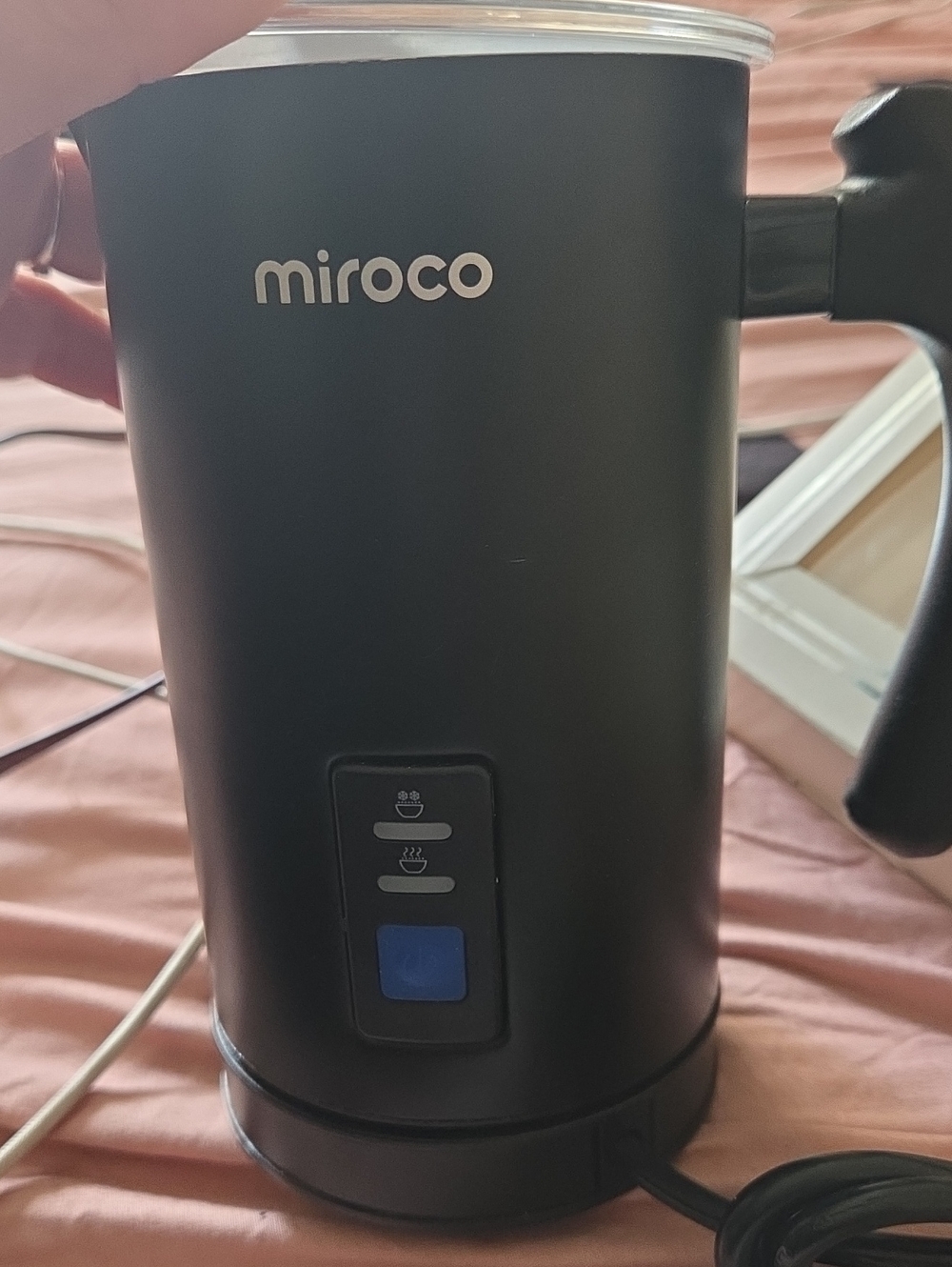 Miroco Black Electric Milk Frother